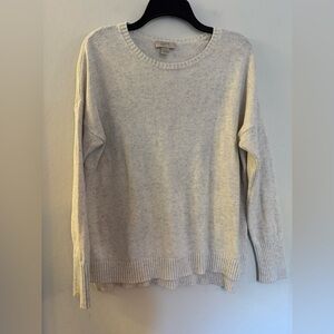Loft Off White Crewneck Sweater - Size Large
